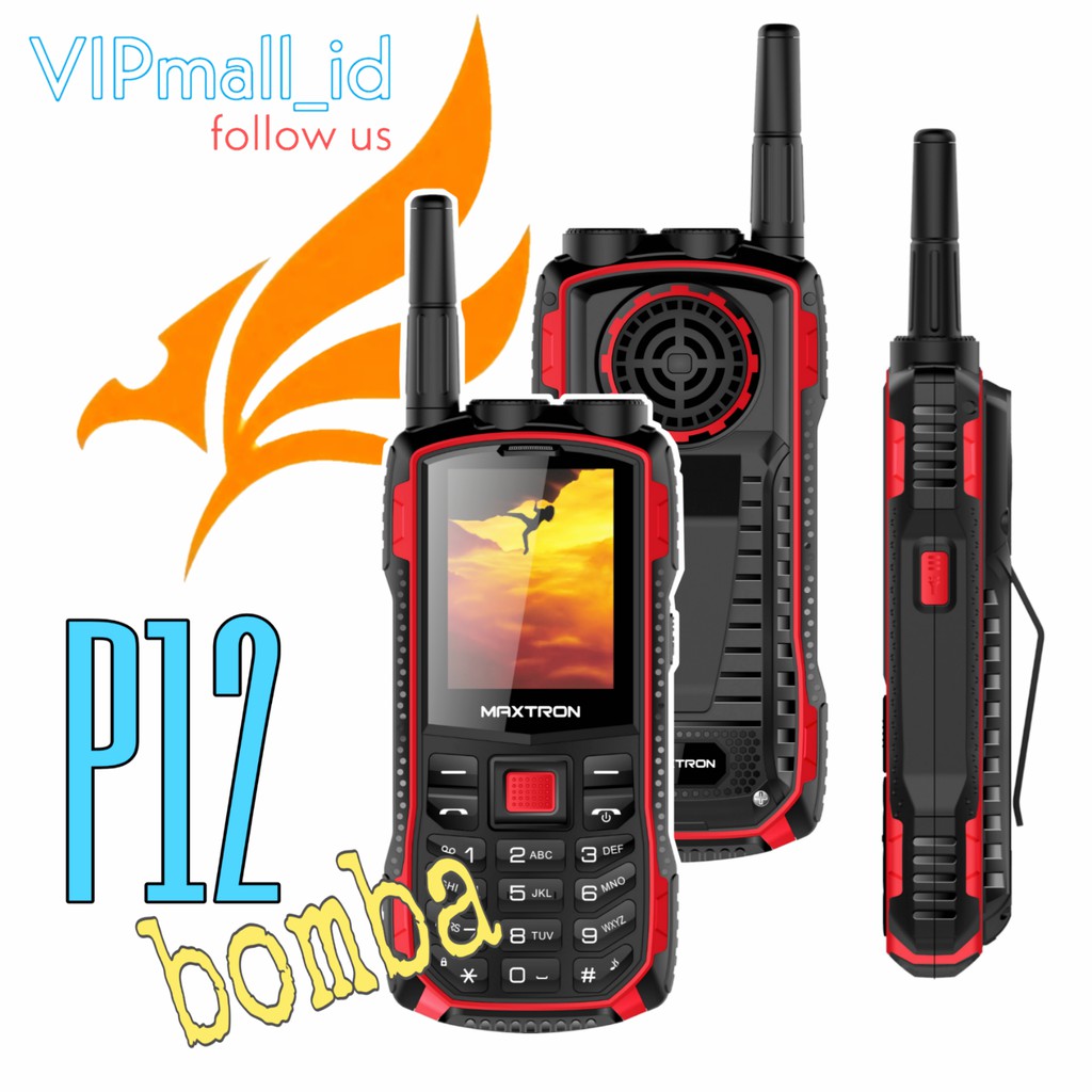 Maxtron P12 Bomba Hp Outdoor 2 4 Hp Gunung Hp Maxtron P12i Bomba Shopee Indonesia