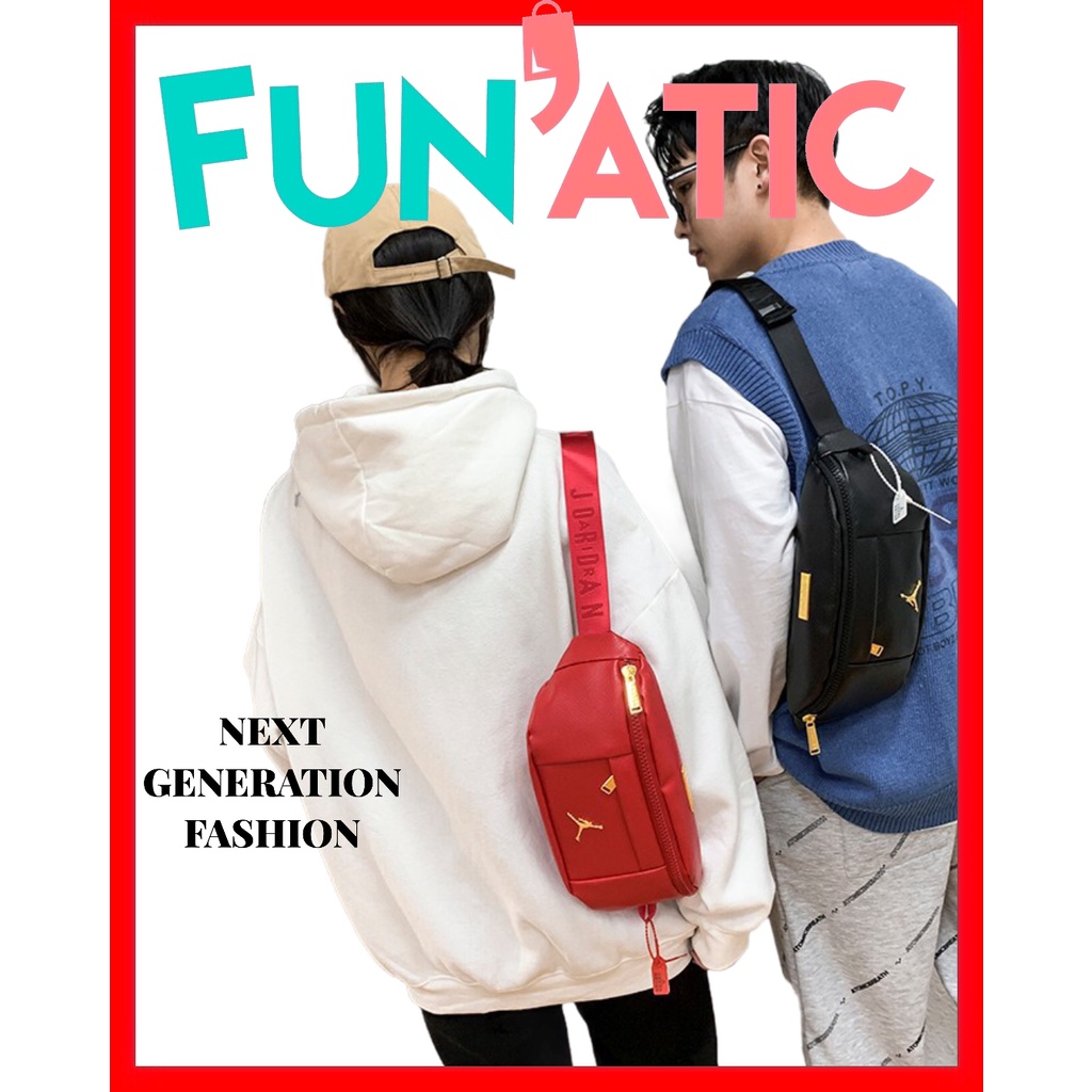 Funatic Tas Selempang Unisex Import Fashion Waistbag Uk32.5x7x19cm FA982