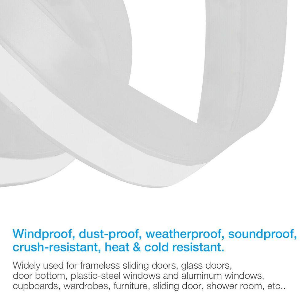 Preva 1m /3m /5m Sealing Strip Jahitan Bawah Pintu Wind Proof Bathroom Tape Karet Silikon