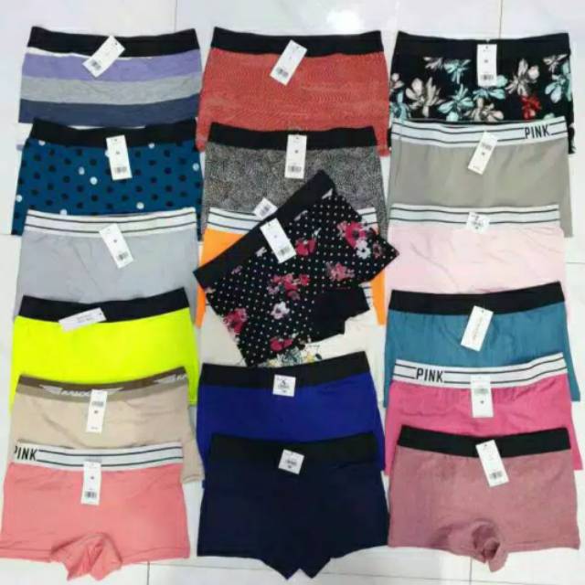 CD Boxer Wanita Cewe S-XXXL JUMBO MAX 110 kg dan Boxer Sepaha
