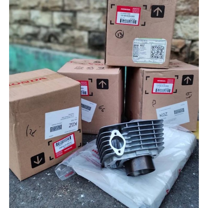 BLOK CYLINDER HONDA TIGER 200 TIGER REVO BLOCK HEAD BURENG ORIGINAL AHM-4