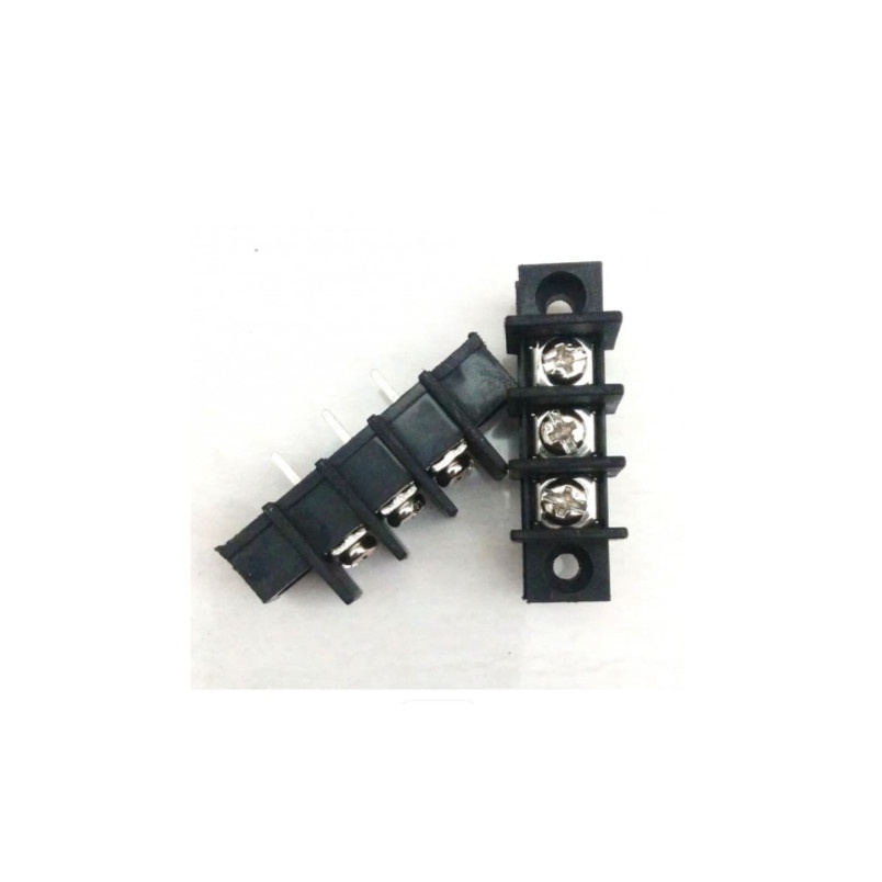 Terminal Block Hitam 3P PCB 3 P KF45 3 Pin KF 45 With Ears Kuping