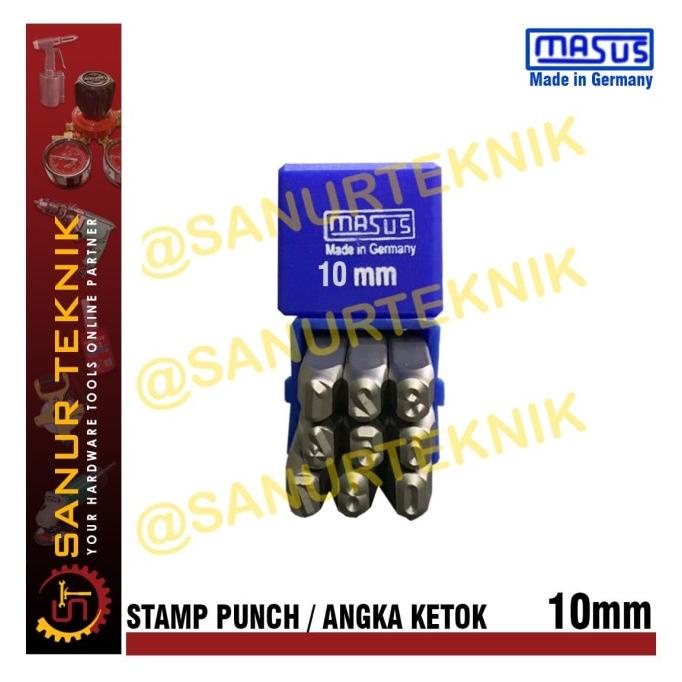 #@#@#@#@] Angka Ketok / Ketok Angka / Stamp Punch MASUS 10mm / 10 mm