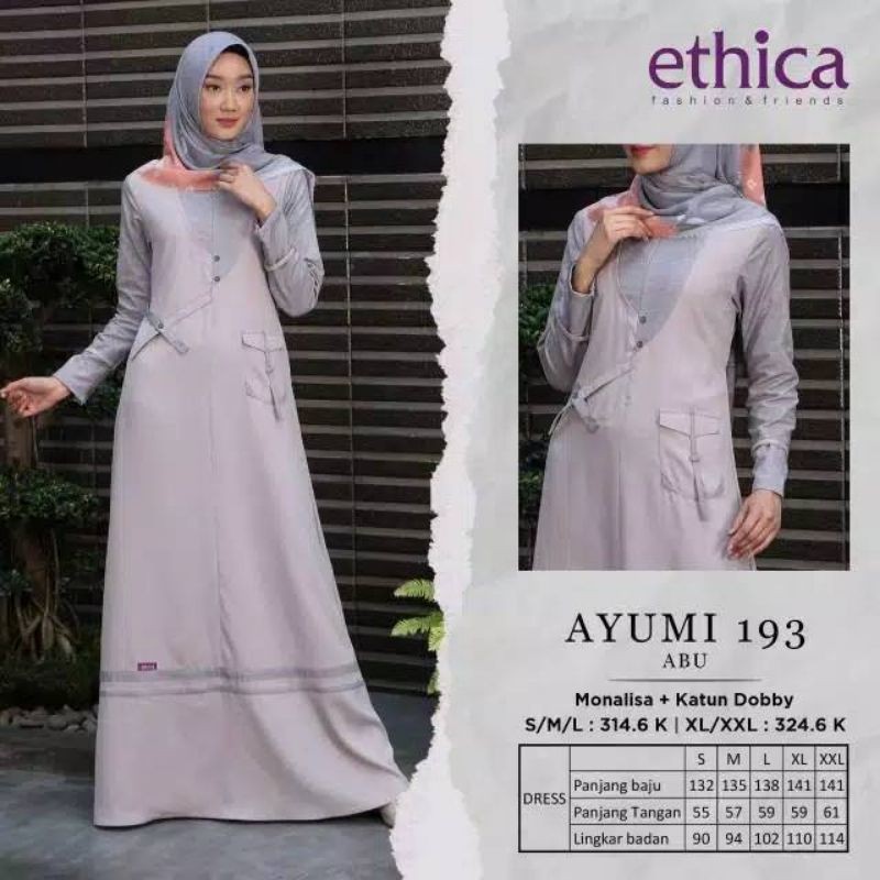 Gakis Ethica Ayumi 193 Biru, Abu