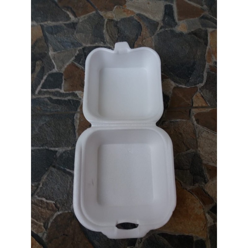 styrofoam hamburger / kotak busa kecil