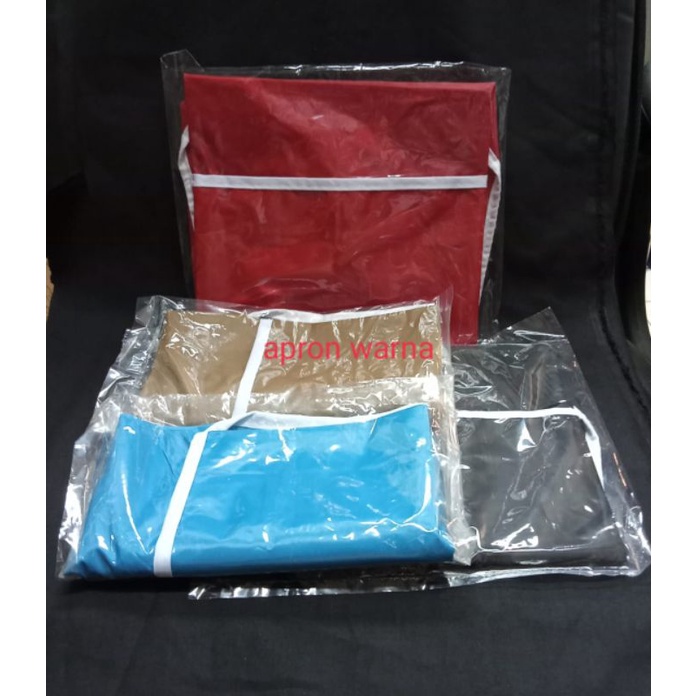 Apron /Celemek Warna Polos Waterproof