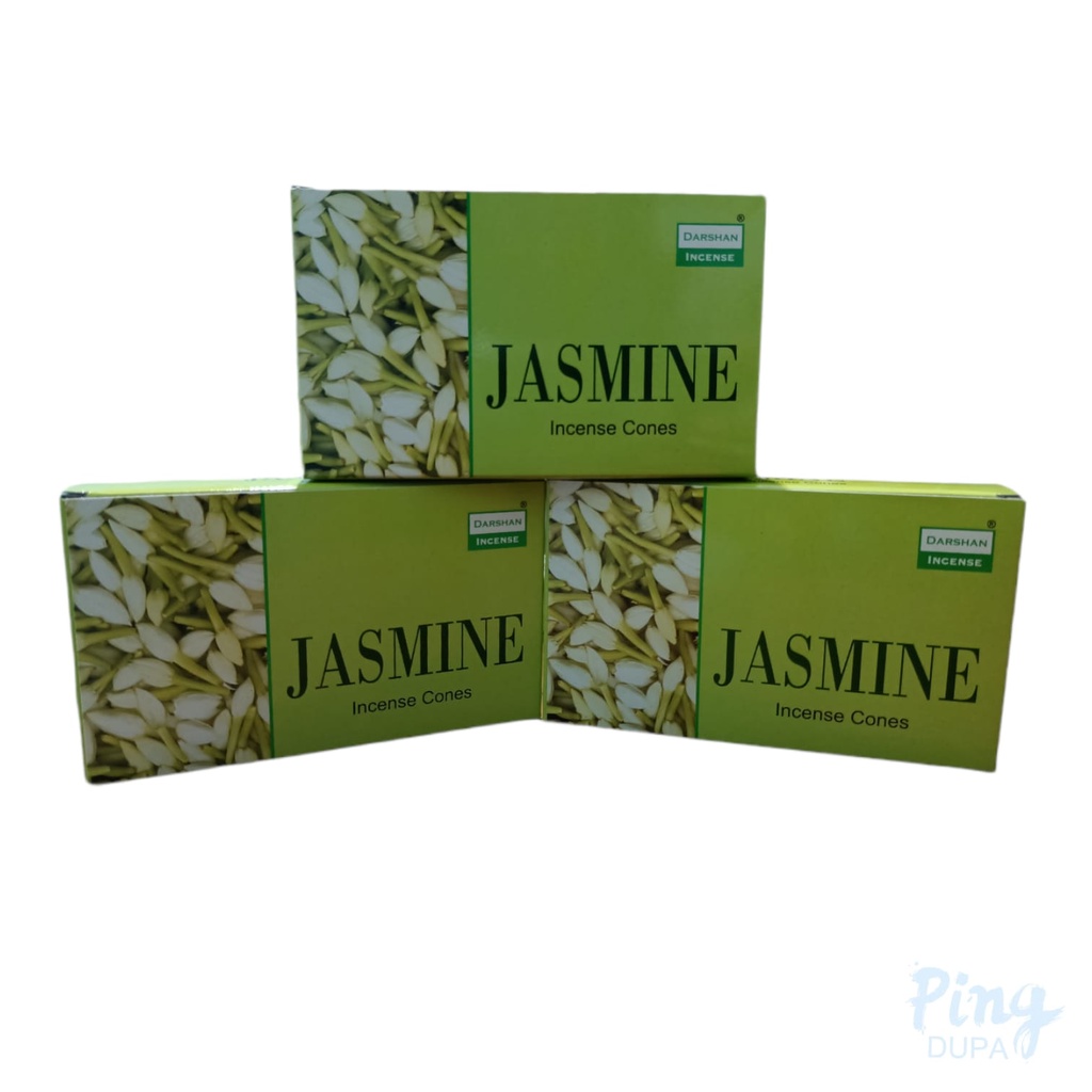 Dupa Tumpeng Jasmine Cone Aroma Hio Melati by Darshan India Isi 10 Pcs