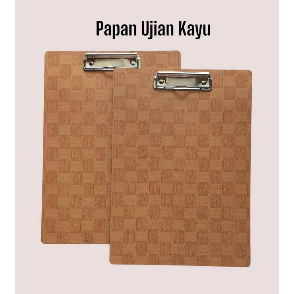 

Papan Ujian Kayu F4 ( Clipboard Folio )