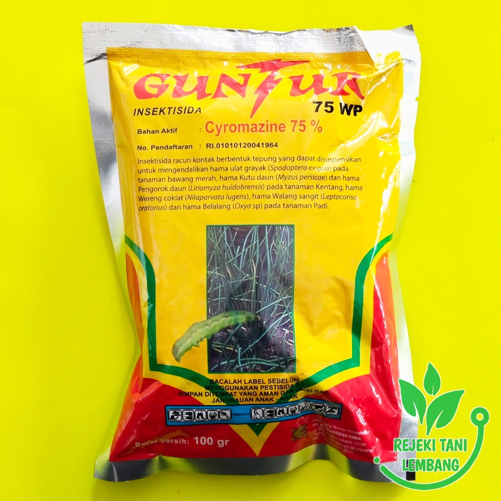 INSEKTISIDA GUNTUR 75 WP 100 GR PENGENDALI HAMA
