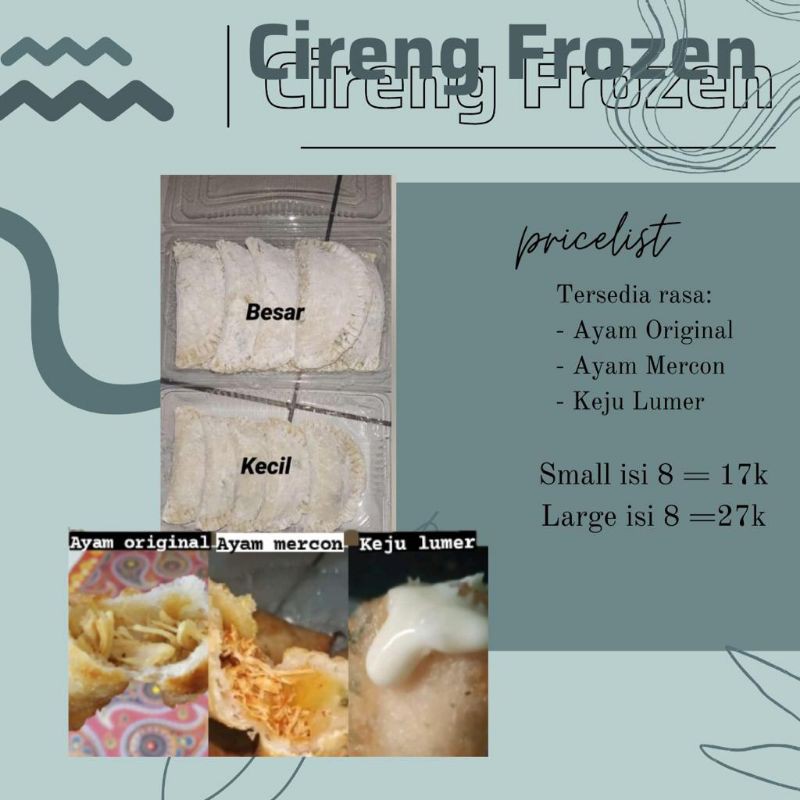 

Cireng Frozen Var
