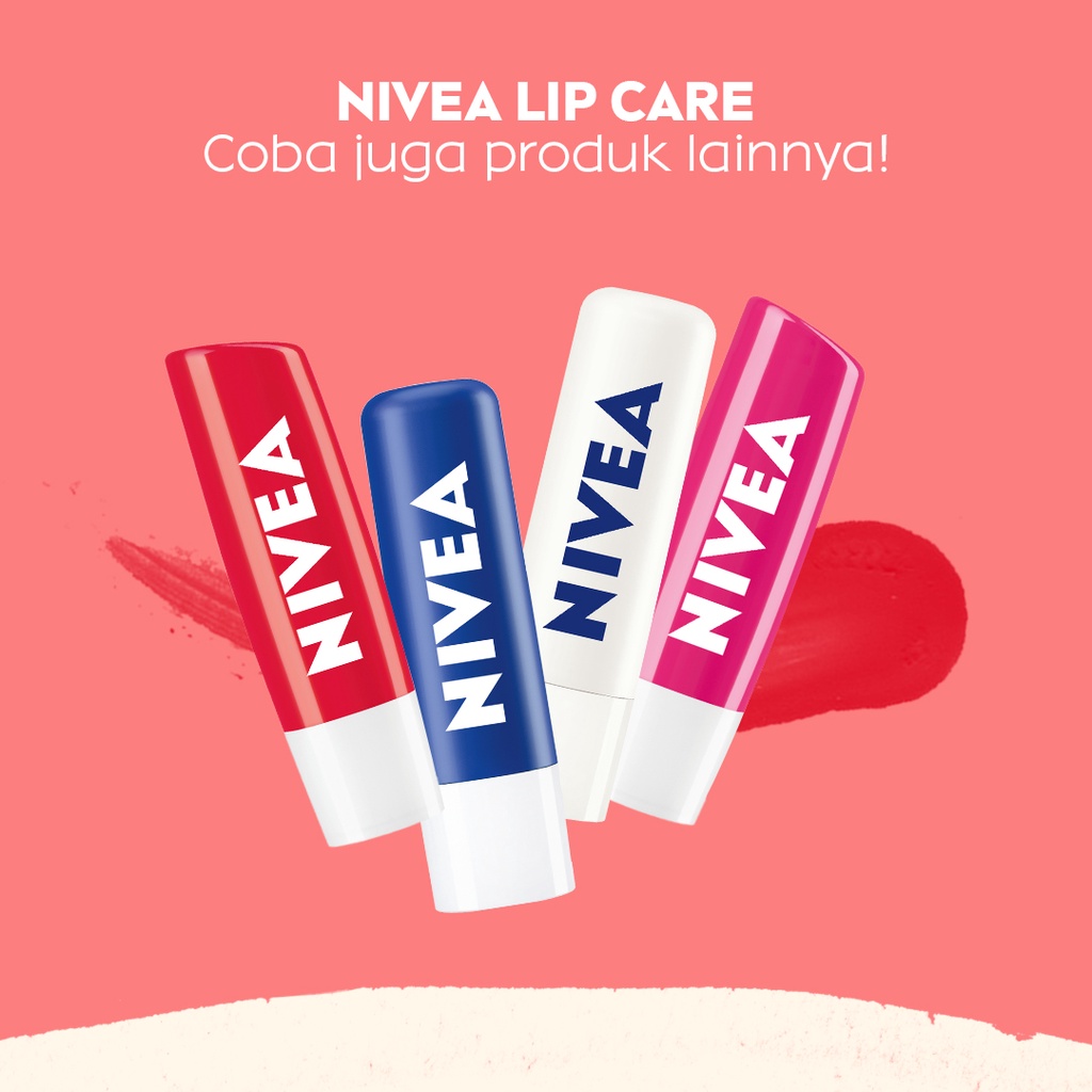 NIVEA Lip Care Lip Balm Original Essential 4.8gr - Melembabkan, Perawatan intensif pada bibir Image 7