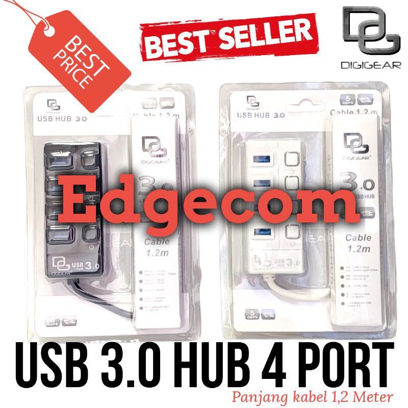 USB HUB 3.0 4 Port Super Speed DIGIGEAR