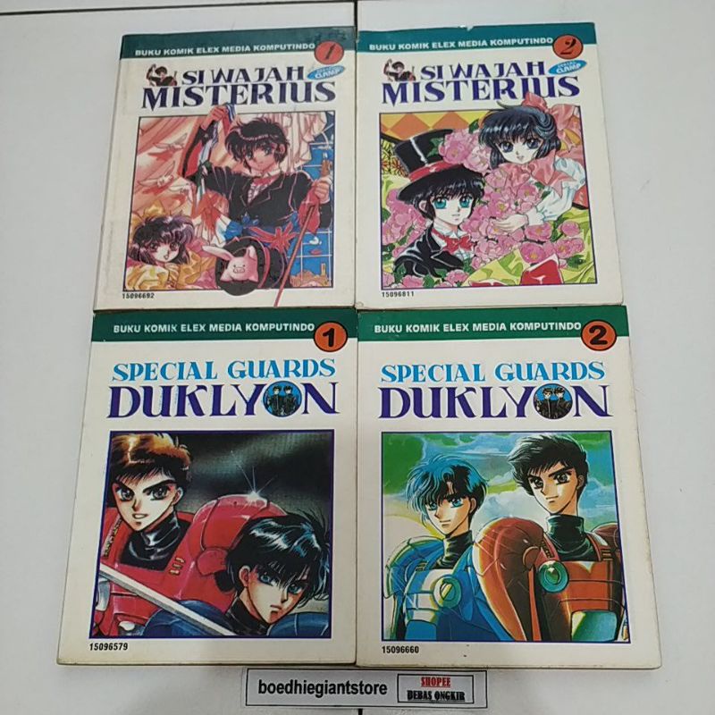komik si wajah misterius 1-2tamat & special guard dukylon 1-2tamat