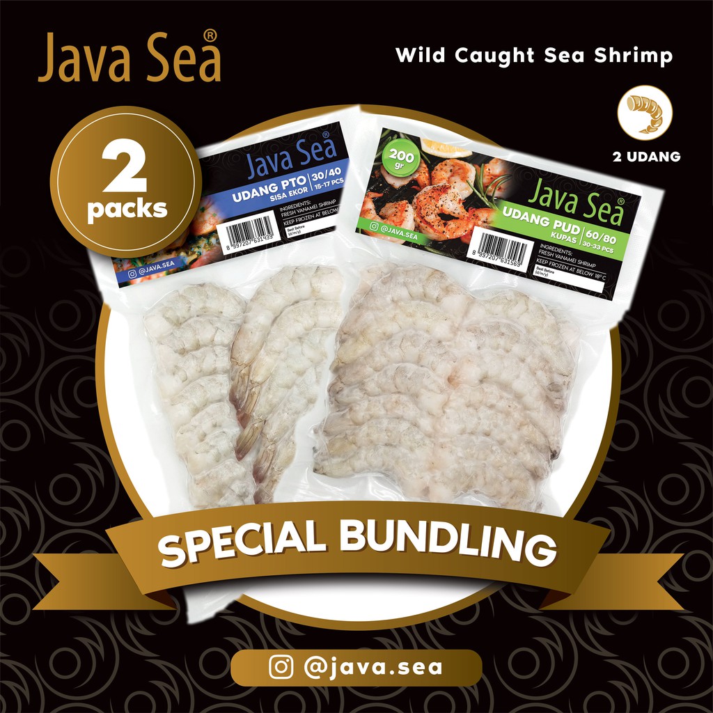 

Bundling Special JAVA SEA Udang PTO V 30/40 dan PUD V 60/80