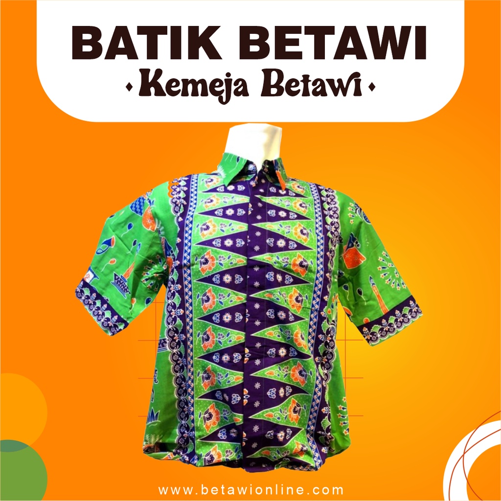 Kemeja Batik Betawi Pria