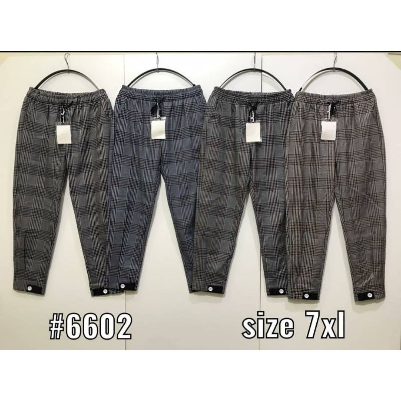 EXTRA JUMBO CELANA ZARA KOTAK IMPORT 6602 7XL