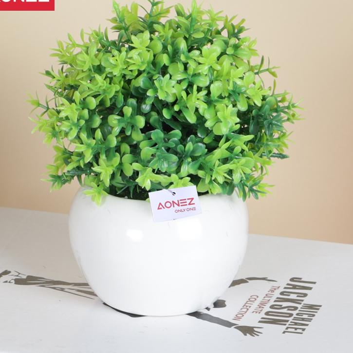 BOP Aonez bunga hias bunga artificial flowers Bunga Milan Kecil hias dengan Keramik pot bunga, Bunga