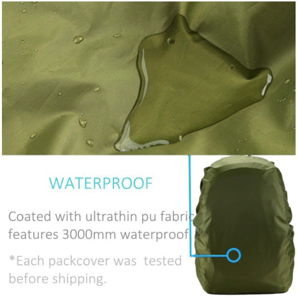 Rain Coat Cover Bag Sarung Pelindung Mantel Tas Ransel Asus Anti Air Hujan Waterproof Backpack