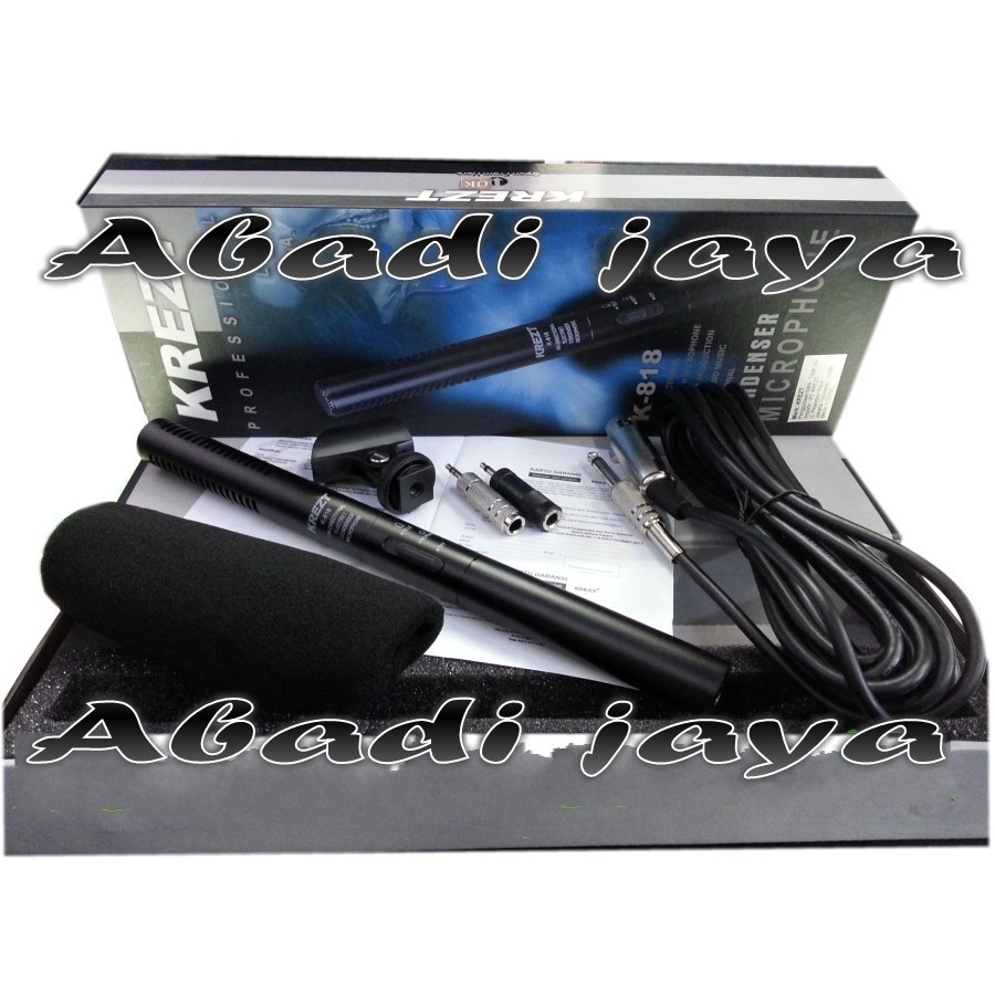 mic condensor mic krezt k818 krezt 818 garansi resmi original