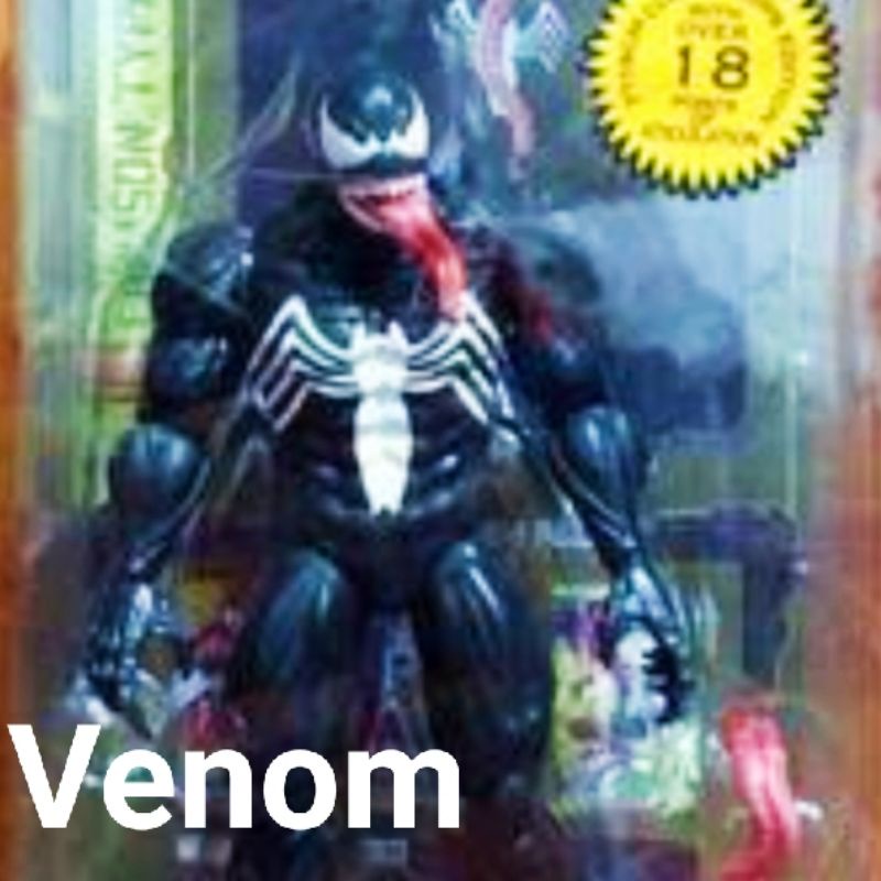 Figure Venom Neca Marvel-Pajangan Figure Venom Marvel Spider-Man Figure