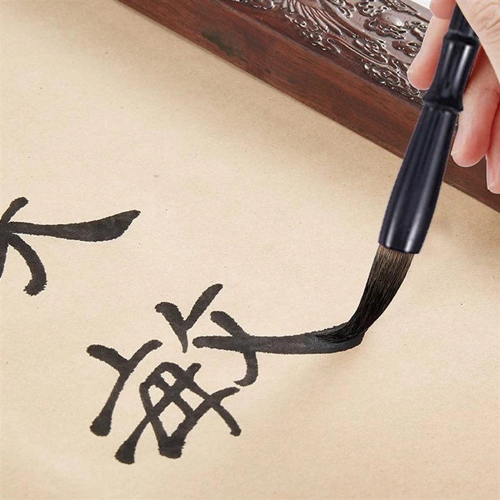 Woolen hair chinese caligraphy brush set 3