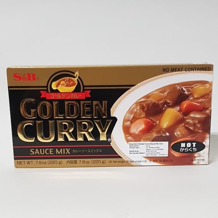 

Spesial Promo - S&B Golden Curry Hot 220 Gr