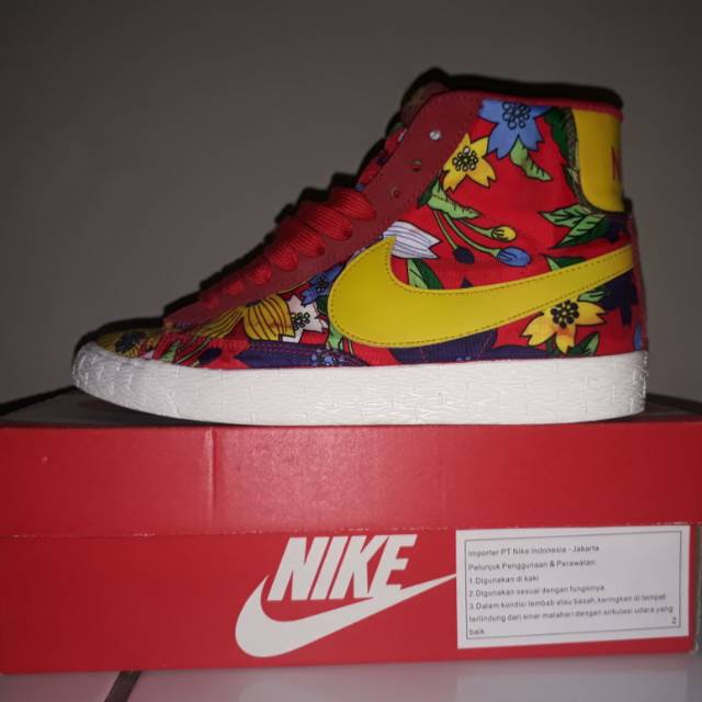 nike blazer mid textile print