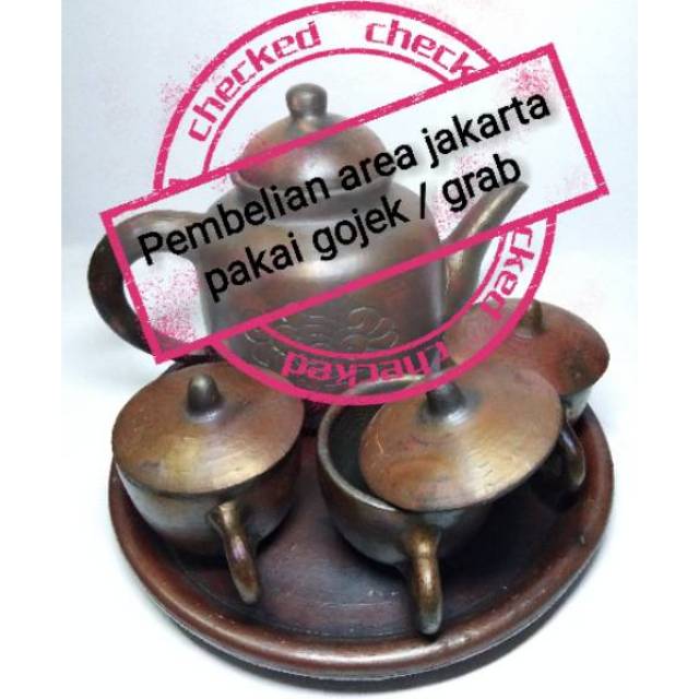 TEKO TANAH LIAT POCI TANAH LIAT GELAS POCI & NAMPAN TRADISONAL