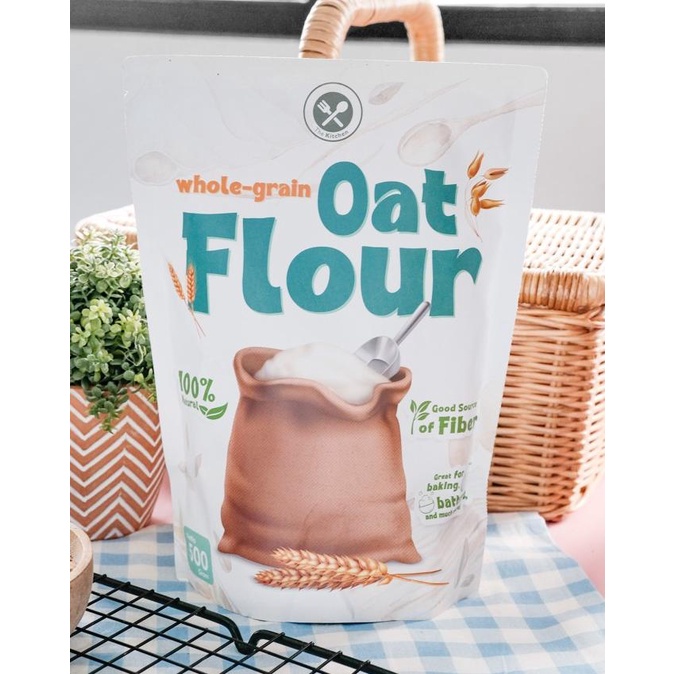 

OAT FLOUR WHOLE GRAIN - TEPUNG OAT 500GR