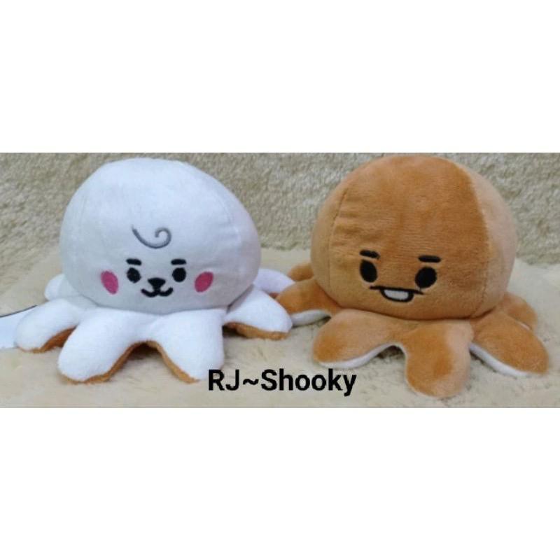 Boneka gurita Reversibel octopus karakter murah dan terlengkap UKURAN 23 CM/boneka terbaru/boneka lucu