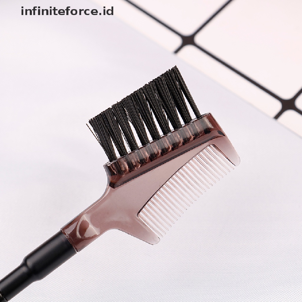 (Infiniteforce.Id) Pensil Alis Dua Sisi Warna Hitam