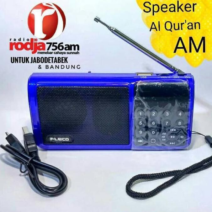 Y8Ttr7I- Speaker Al Quran 16 Gb Radio Digital Am Fm Sw Radio Rodja Te57Et-