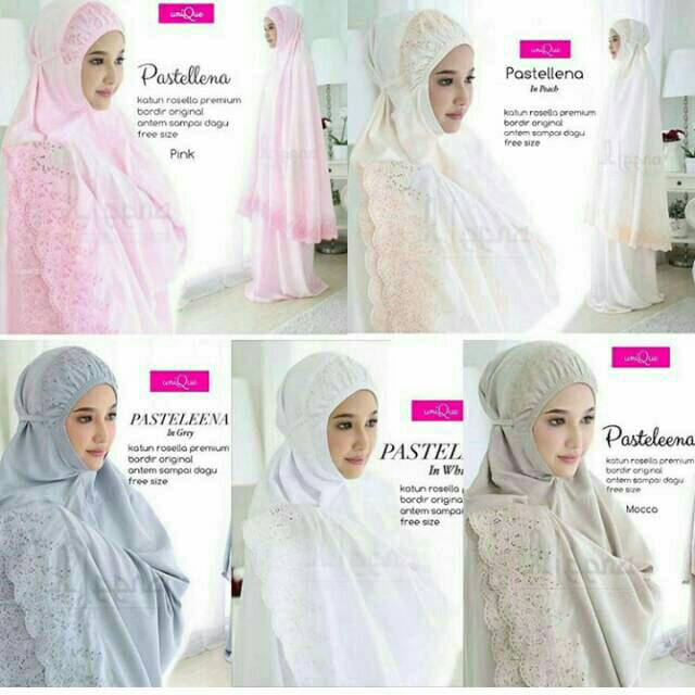 Pastellena rosalina mukena zadda mukena