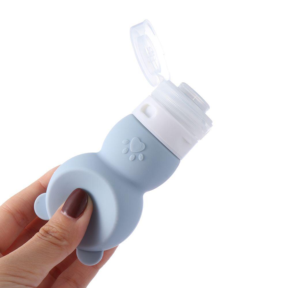 POPULAR Portable Travel Kit Makeup Tool Lotion Cream Packing Silicone Refillable Bottle New Empty Cosmetic Containers Shampoo Holder Cartoon Cute Spray Bottle