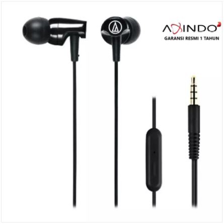 faizah elektronik - AUDIO TECHNICA ATH-CLR100is Earphone - Black