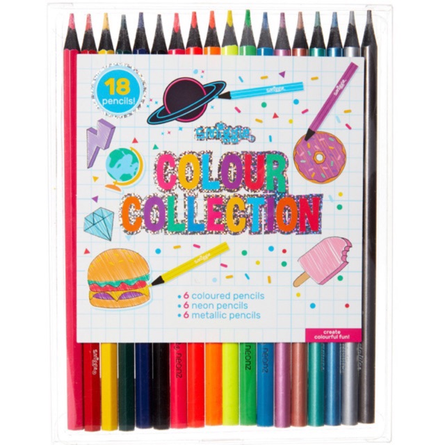 

ORI Smiggle Colour Collection Coloured Pencils