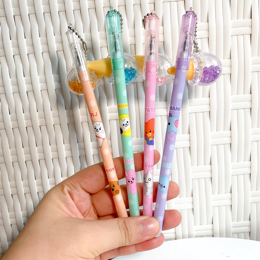 PULPEN GANTUNGAN RANTAI ICE CREAM CONE B T 2 1 TINTA HITAM TERBARU LUCU BOLPEN UNIK PULPEN IMUT TERMURAH READY COD BEST SELLER-3