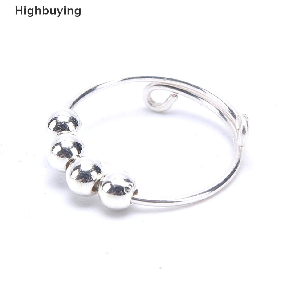 Hbid Cincin Open Ring Adjustable Anti Stress Untuk Pria / Wanita