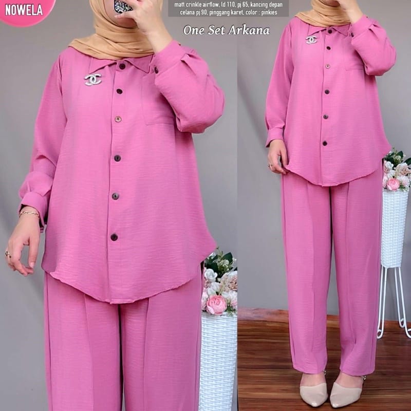 Setcel Crinkle murah / Setcel murah premium / setelan murah / setelan crinkle / setcel busuy-6