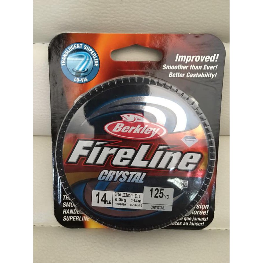 BERKLEY FIRELINE CRYSTAL | 14LB 125YD