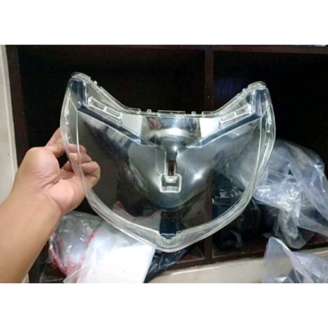 WIN - Mika Kaca Lampu Depan Xeon Karbu