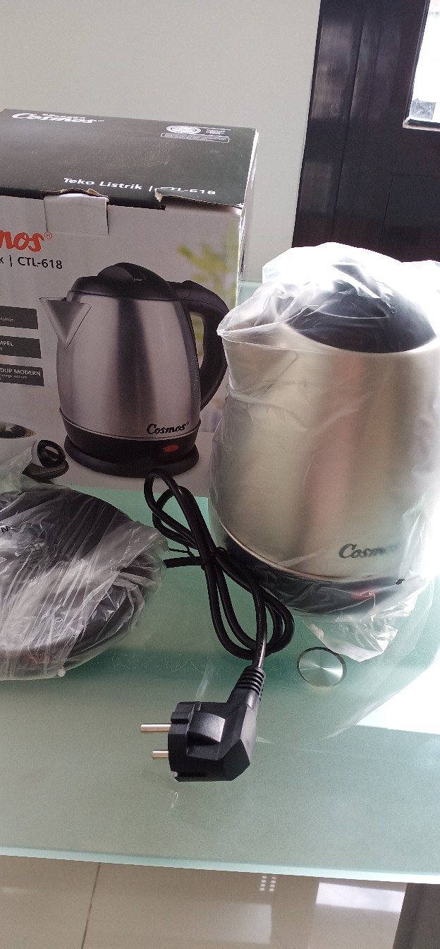 Cosmos Electric Kettle Ctl-618 N /teko Listrik Ctl618n / Ceret Listrik / Alat Masak Air Elektrik
