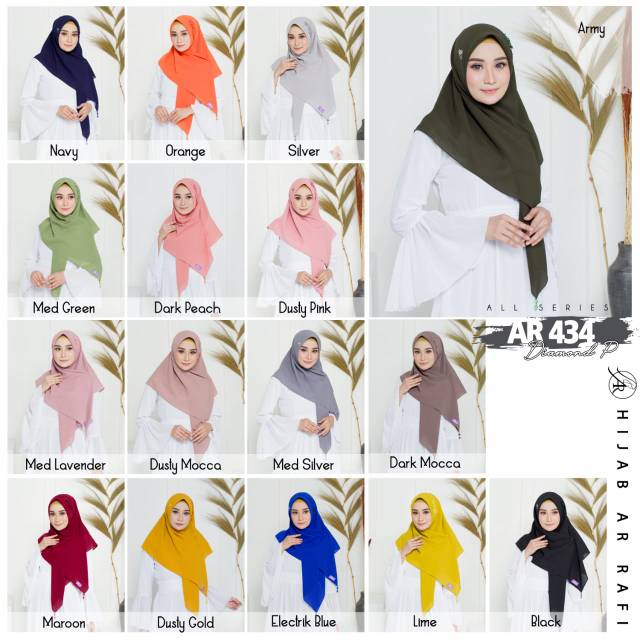 HIJAB ARRAFI : AR 434 ori matt Diamond P