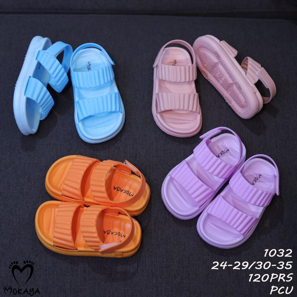 Sandal Slop Let Jelly Anak Cewek Ban 2 Kerut Cantik Simple Elegant Import Mokaya / Size 30-35 (1032)