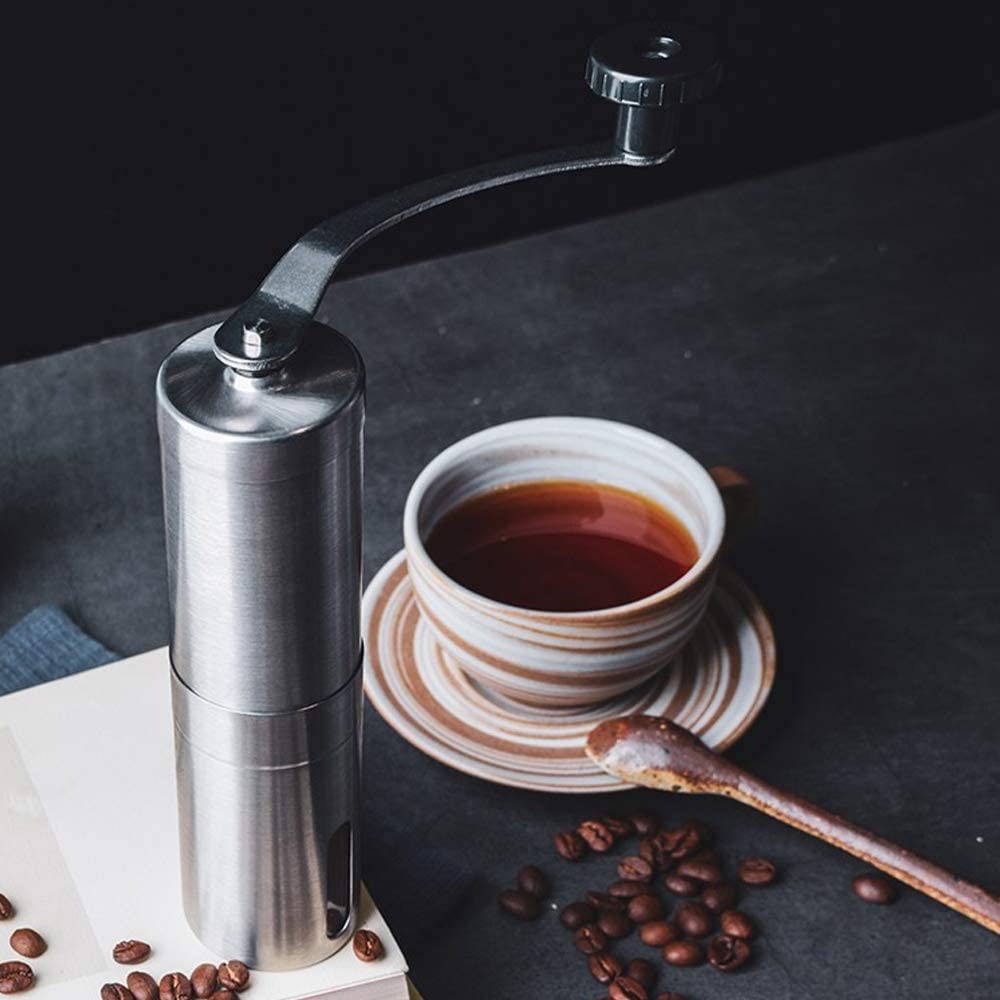 (COD) Penggiling Kopi Manual Hand Grinder Stainless Steel Coffee Maker dan Bumbu Dapur