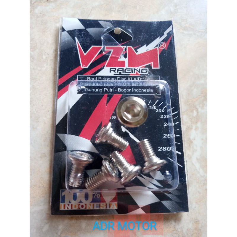 baut piringan disc brake klx D-Tracker 150 variasi 1set isi 6pcs