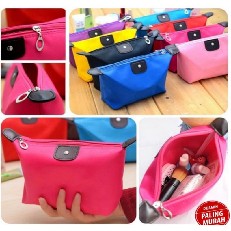 dompet mini travel pouch tas make up bag multifungsi organizer