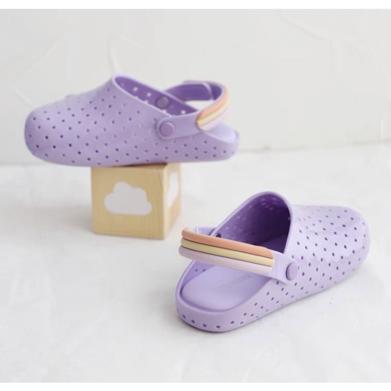 Sepatu sandal anak minimelissa fabula star purple