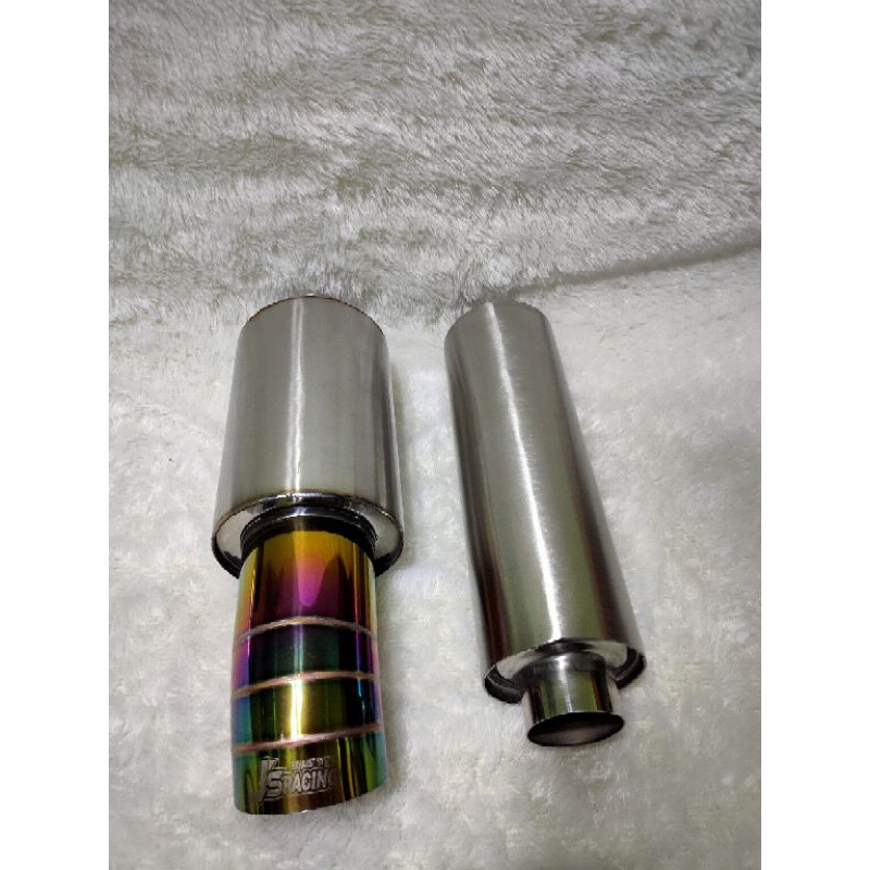 paket Knalpot js racing dan resonator