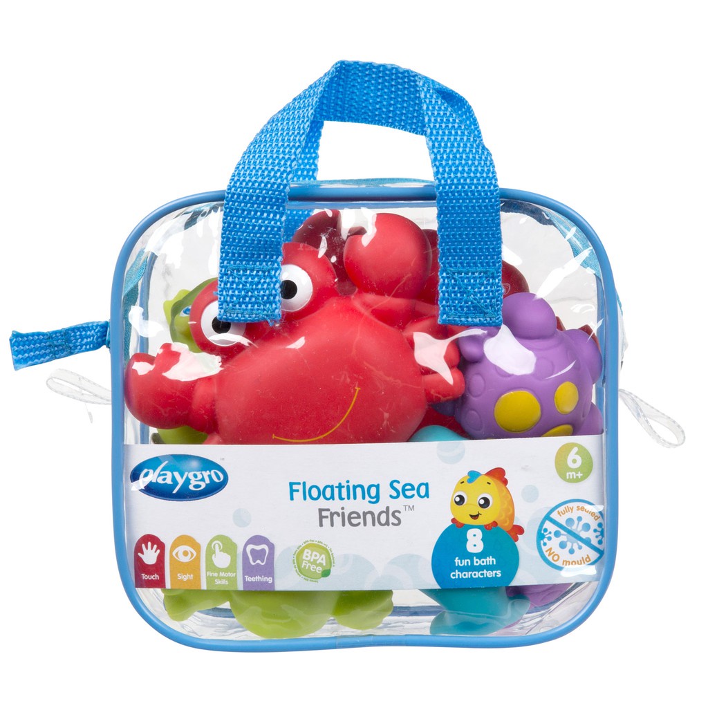 Playgro Baby Floaring Sea Friends - Mainan Mandi Anak 6m+